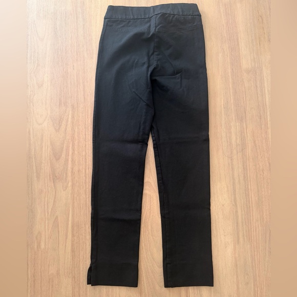 Lilly Pulitzer 0 EUC Black Straight Leg trouser Pants Cropped Style - Picture 3 of 10